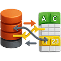 Database and structured data icon