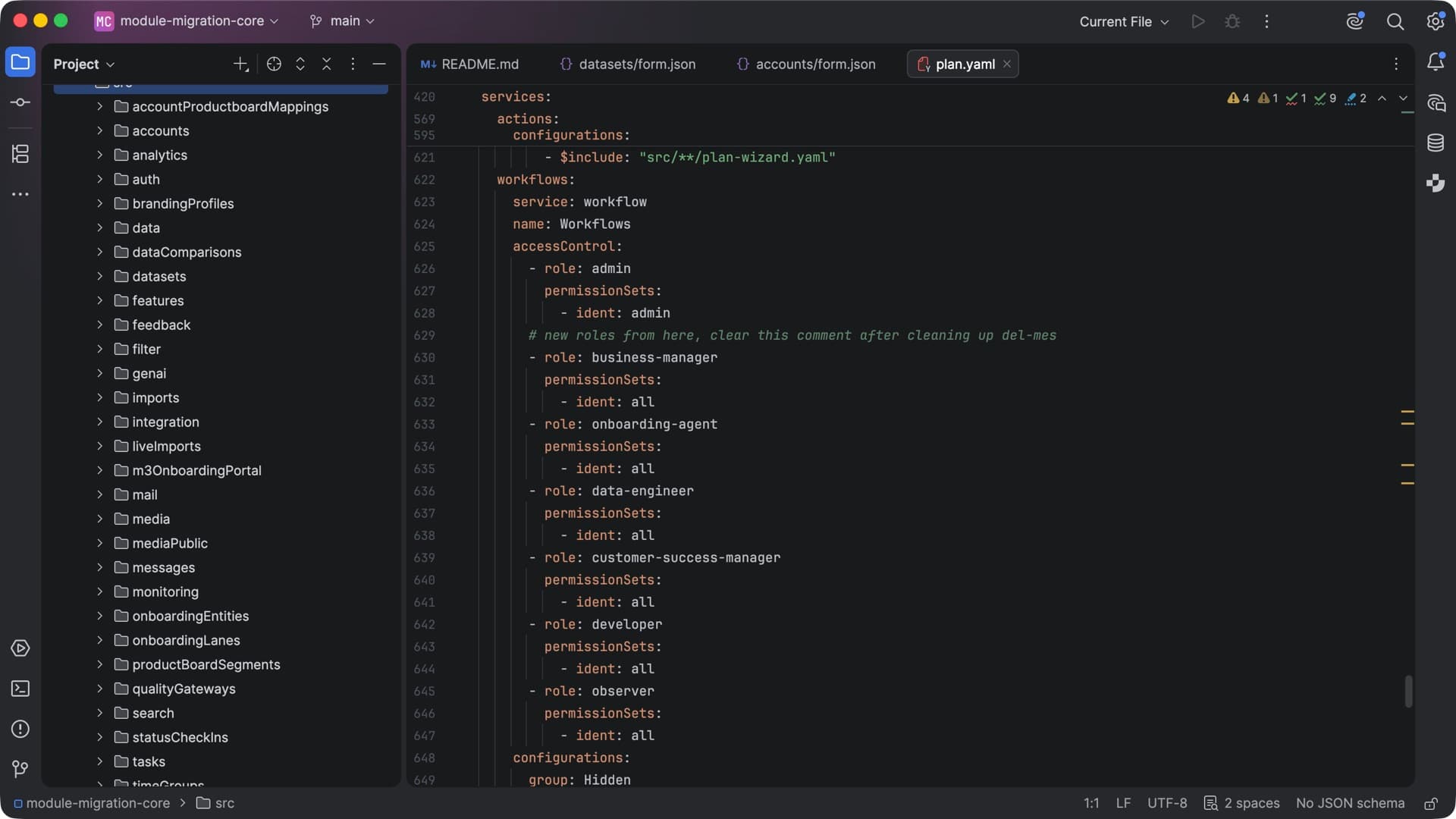A customer solution described as configuration rather than as a separate codebase